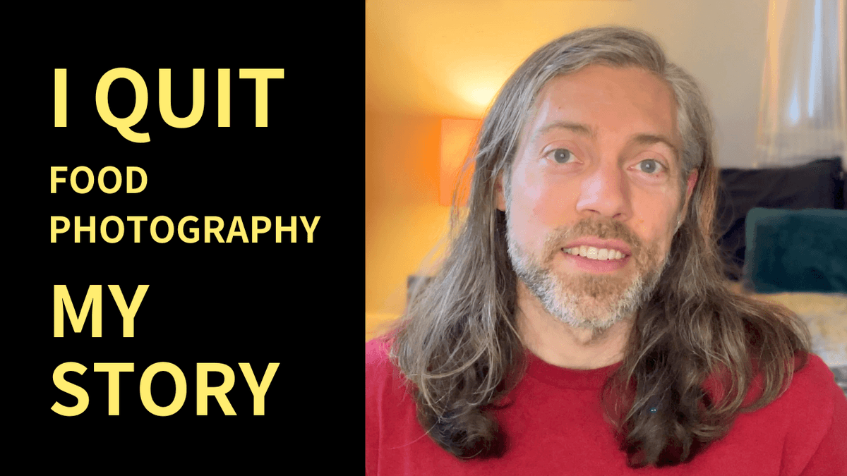 Video thumbnail of Chris explaining why he quit food photography