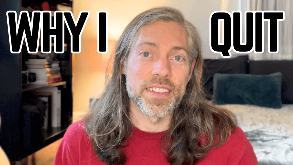 Video thumbnail of Chris explaining why he quit food photography